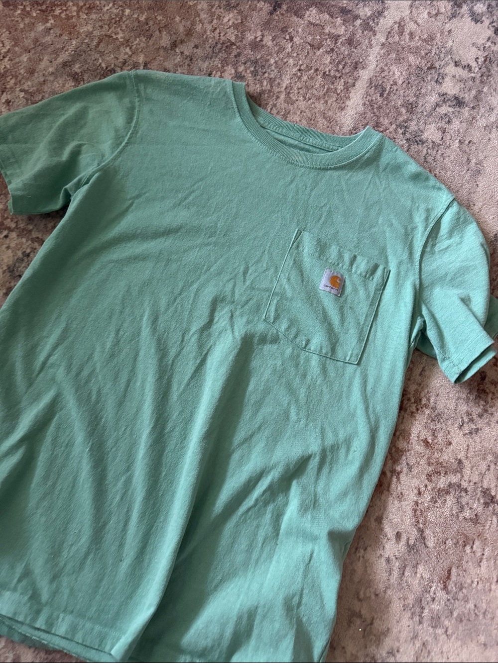 Carhartt Short Sleeve Pocket Tee in Mint Green